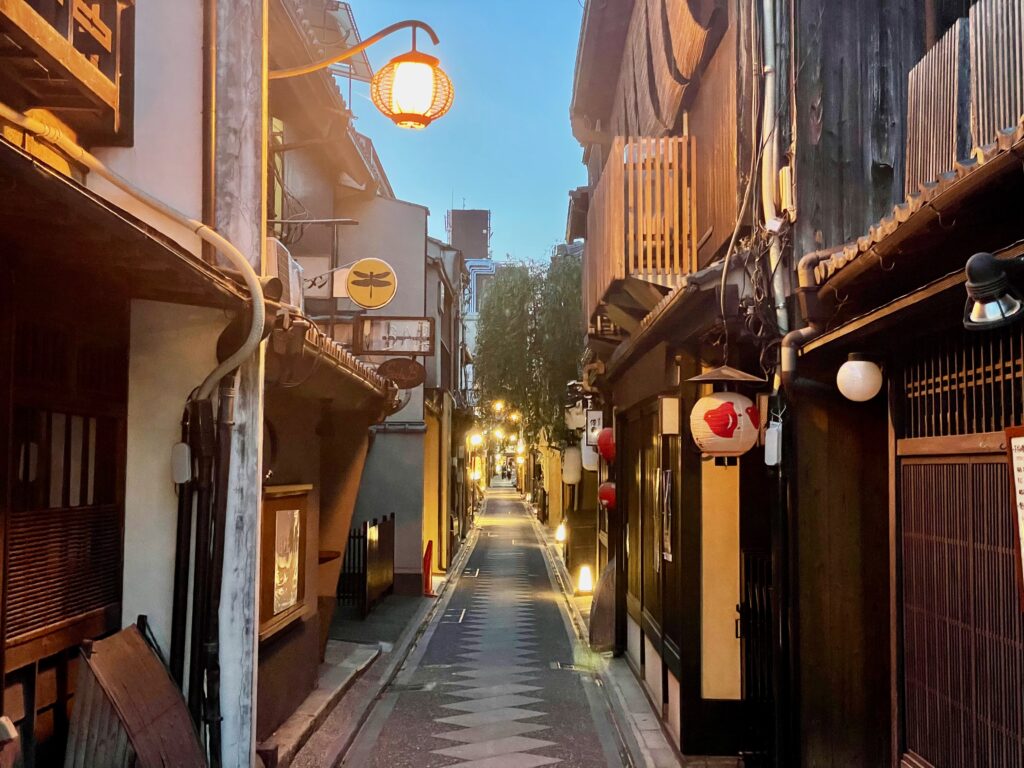 Ponto-cho street in Kyoto