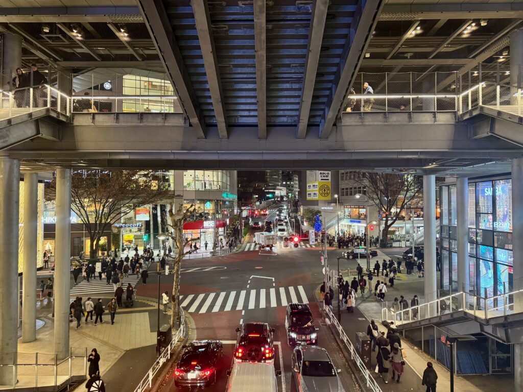 Night Walk spot in Shibuya