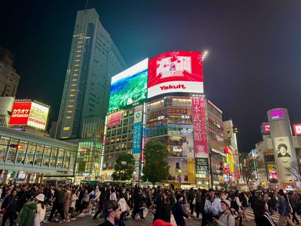 Shibuya Crossing at Night