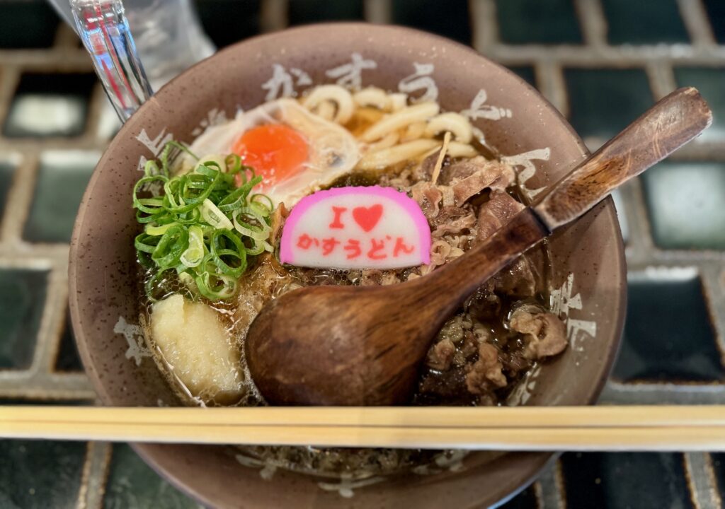 Kasu Udon in Shibuya
