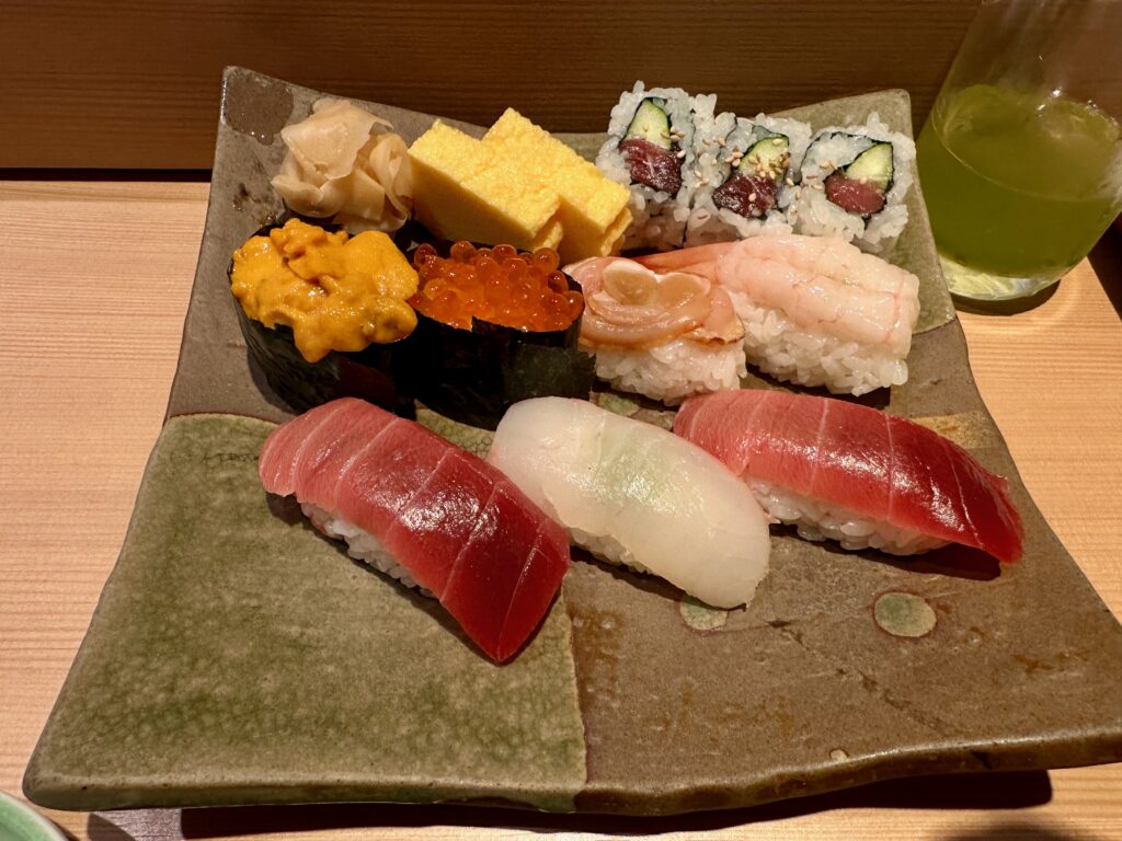 Sushi in Shibuya